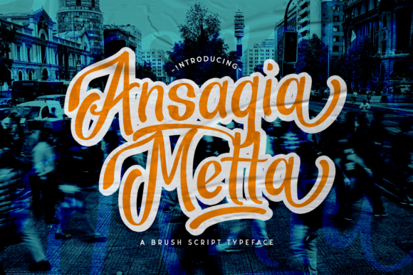 Ansagia Metta: A Flowing Handwritten Font for Urban Creations