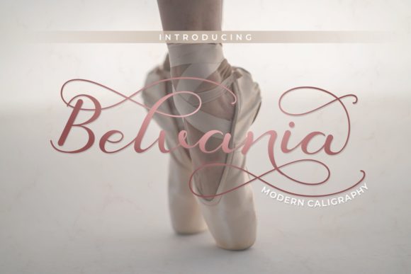 Belvania: A Romantic and Sweet Handwritten Font for Editorial Design