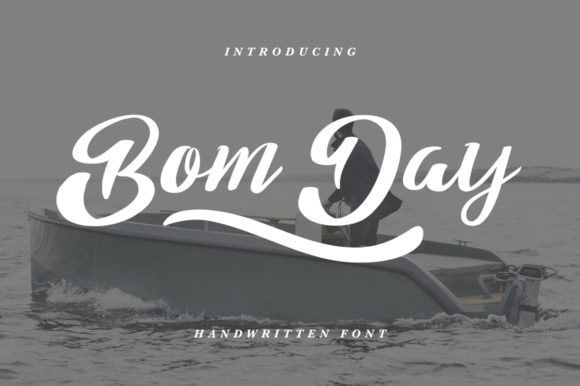 Bom Day: A Handwritten Font for Bold Web Design