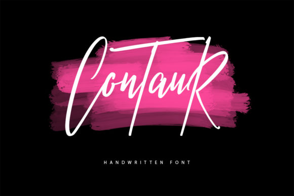 Contaur: A Modern Script Font for Creative Branding
