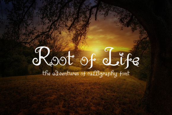 Discover Root of Life: A Handwritten Font for Elegant Design