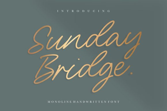 Discover Sunday Bridge: A Modern Handwritten Font for Web Design