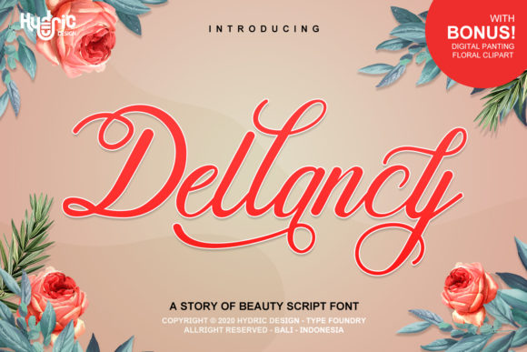 Elevate Your Web Design with Dellancy: A Handwritten Font