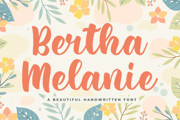 Enhance Your Brand with Bertha Melanie: A Versatile Script Font