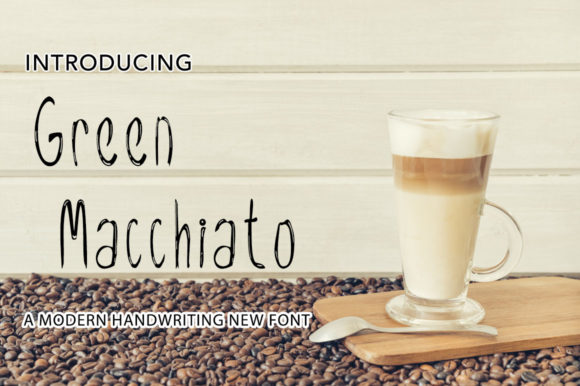 Green Macchiato: A Charming Handwritten Font for Editorial Design