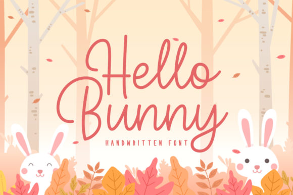 Hello Bunny: A Charming Handwritten Font for Your Brand