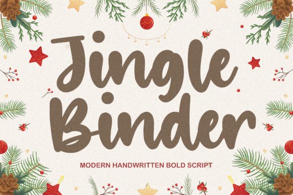 Jingle Binder: A Handwritten Font for Elegant Web Design