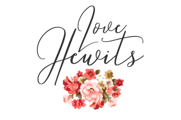Love Hewits: A Romantic Handwritten Font for Branding