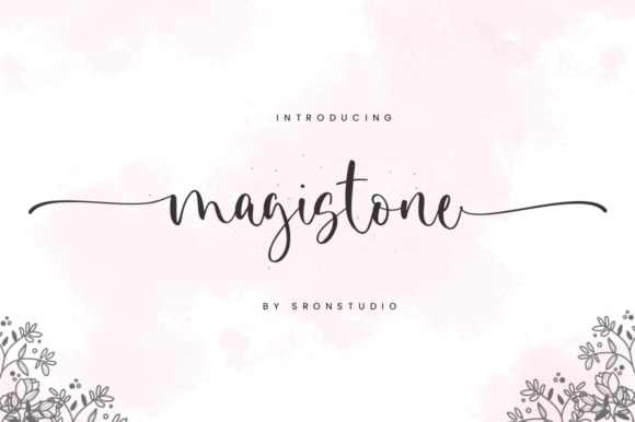 Magistone: A Versatile Calligraphy Font for Creative Branding