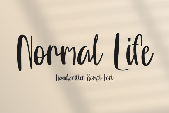 Normal Life: A Handwritten Font for Engaging Campaigns