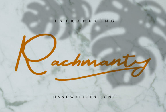 Rachmanty: A Graceful Handwritten Font for Elegant Publishing