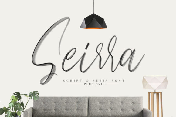 Seirra: A Charming SVG Font for Editorial Design