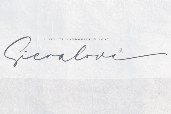 Sieralova: A Timeless Handwritten Font for Engaging Campaigns