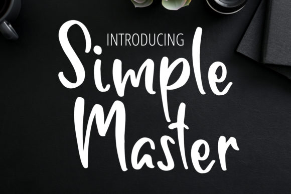 Simple Master: A Versatile Handwritten Font for Branding