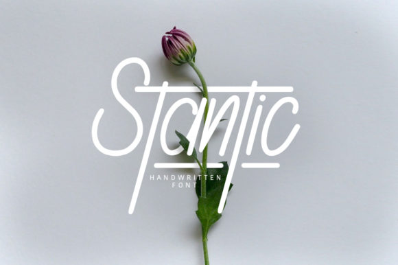 Stantic: A Handwritten Font for Creative Web Design