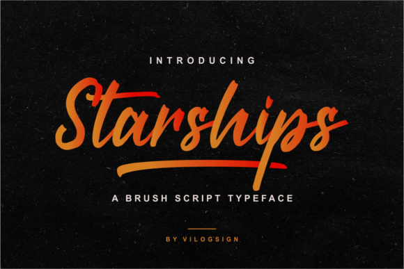 Starships: A Bold and Friendly Handwritten Font for Editorial Design