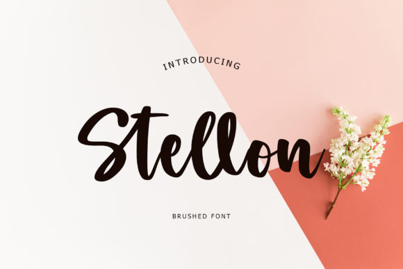 Stellon: A Handwritten Font for Elegant Web Design