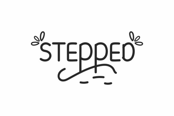 Stepped: A Handwritten Font for Creative Web Design