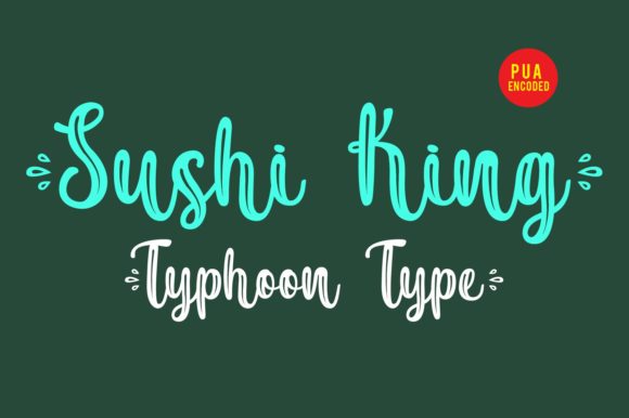 Sushi King: A Handwritten Font for Editorial Charm