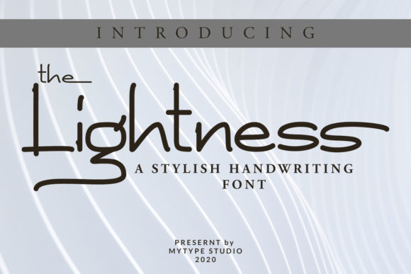 The Lightness: A Versatile Script Font for Web Design