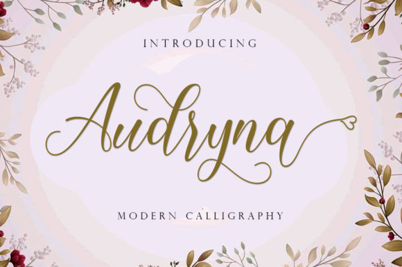 Transform Your Brand with Audryna: A Modern Script Font