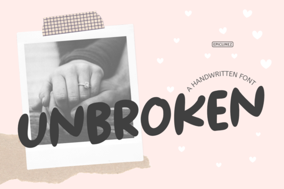 Unbroken: A Bold Handwritten Font for Creative Branding