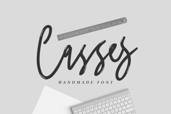 Unleash Creativity with Casses: A Handwritten Font for Makers