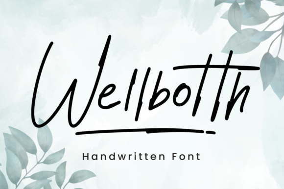 Wellbotth: A Handwritten Font for Polished Web Design